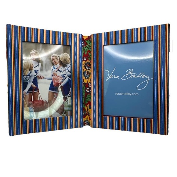 NWOT VERA BRADLEY Quilted Cotton Picture Frame - Picture 3 of 7